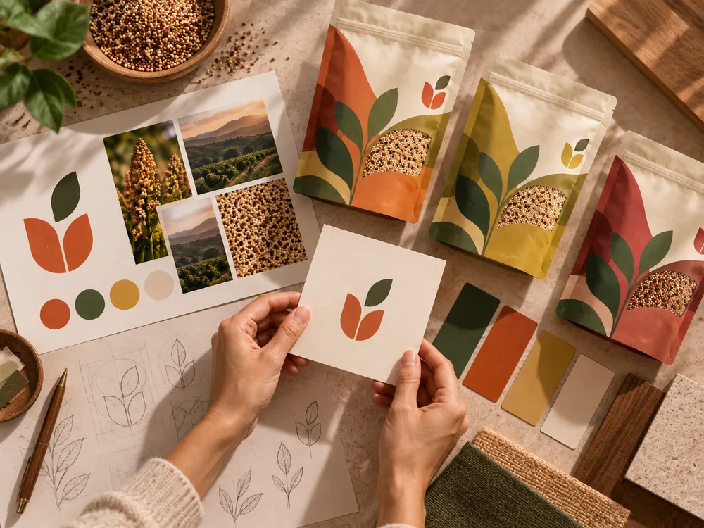 Alimentos en tres variedades — Del boceto al empaque