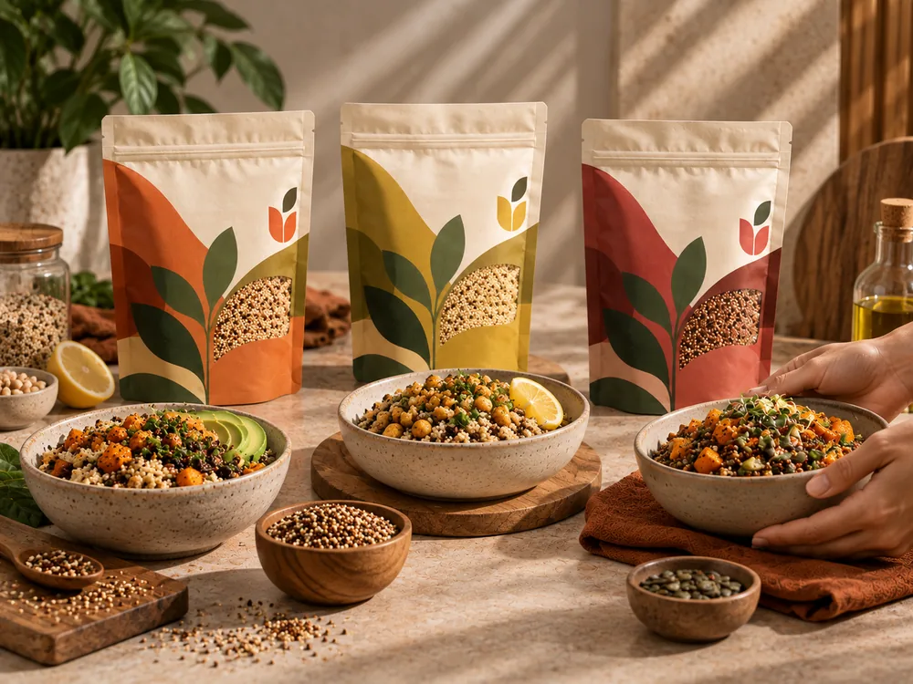 Alimentos en tres variedades — Las tres variedades